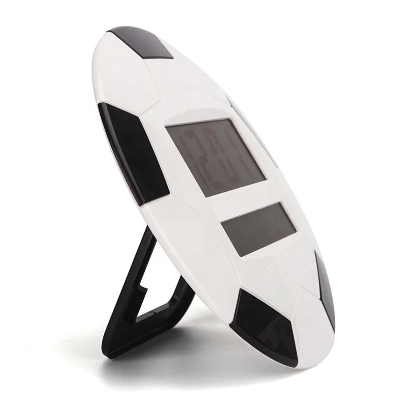 KH-CL097 Football Fans Dual Screen LCD Electronic Hanging Digital Wall Clock Wholesale