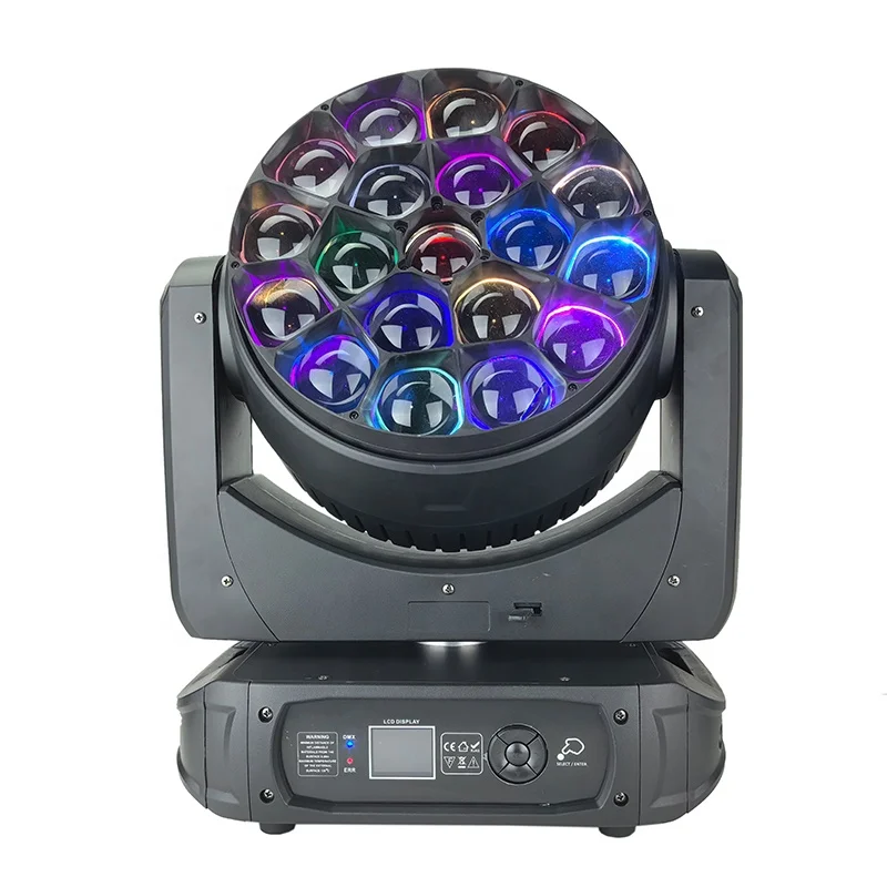 Mega dj дискотечное освещение 19x40 Вт RGBW K20 LED b глаз движущаяся головка