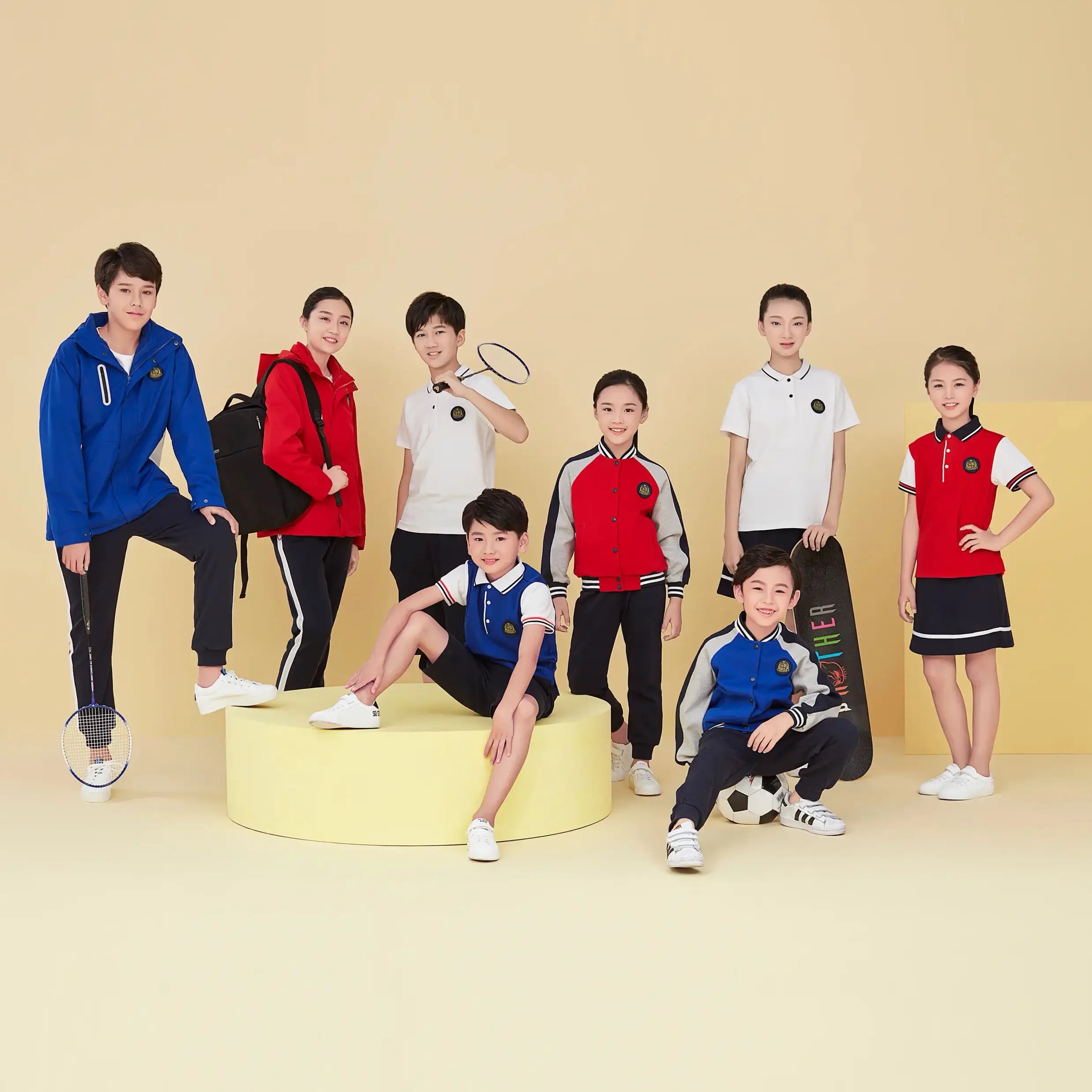 Oem Primary Children Middle School High Kids Kindergarten Girl And Boys Designs Custom Manufacturers Of School Uniforms