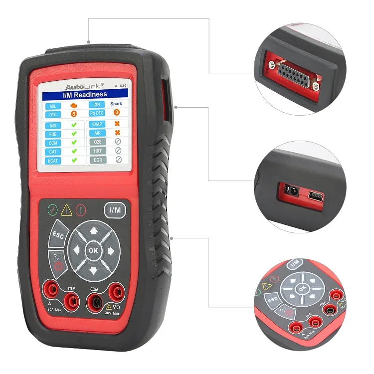 Auto OBD2 Professional Car Diagnostic Tool ecu test tool AUTEL AutoLink AL539