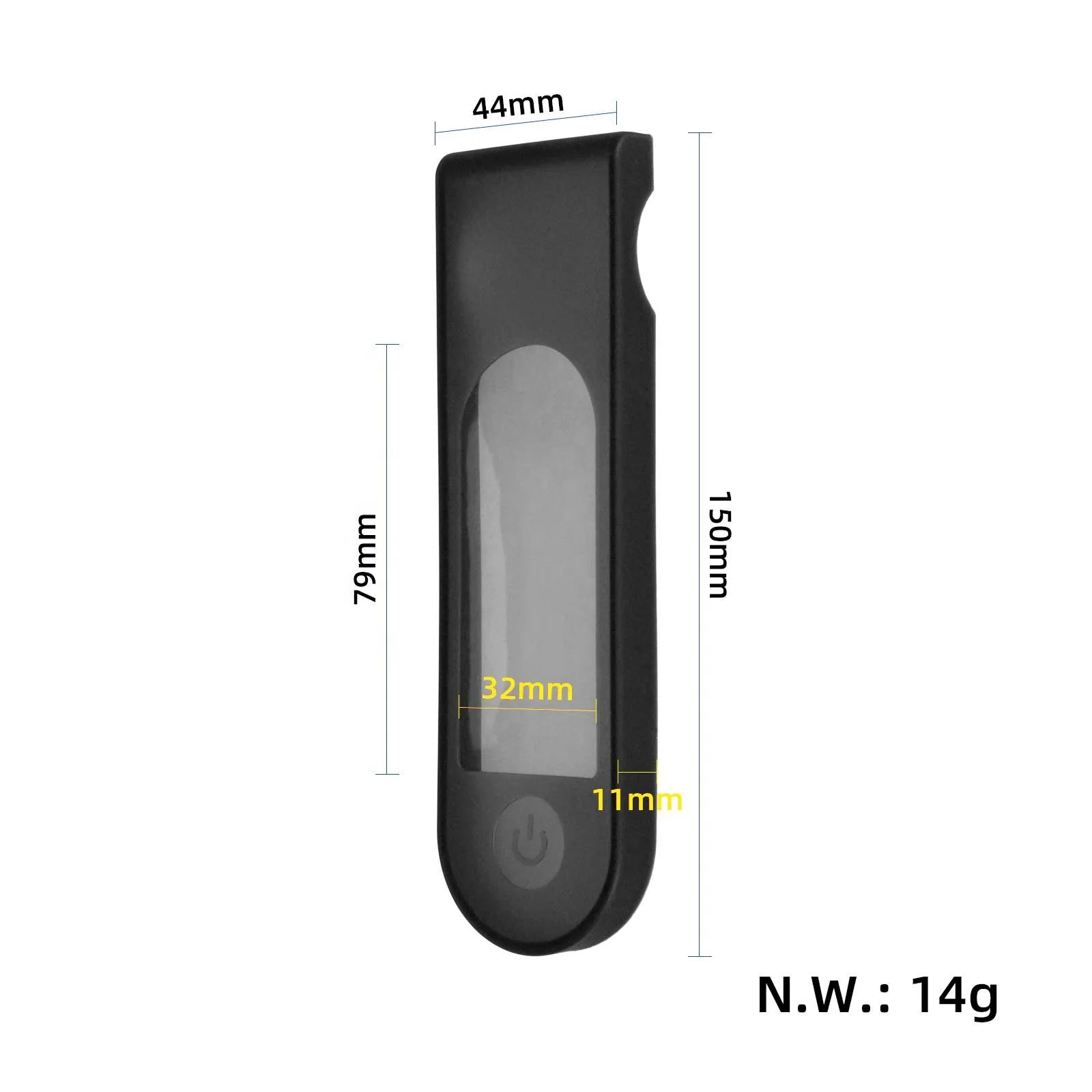 Xiaomi 4Ultra Electric Scooter Accessories Dashboard Cover Waterproof Silicone Display Cover with Round Double-Sided Glue