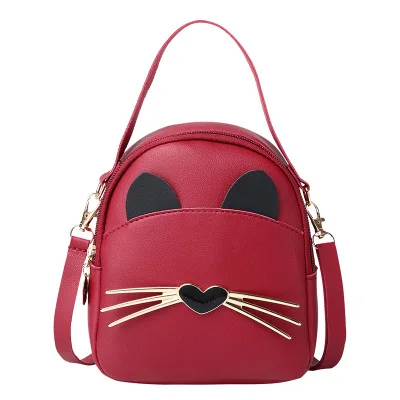FLB186 five colors mini cat backpack purses school bags for girls