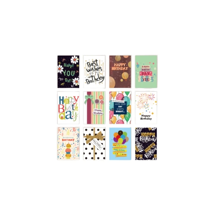 DIY Creative greeting cards with Glitter envolpe thank you card set custom with logo or birthday or greeting cards