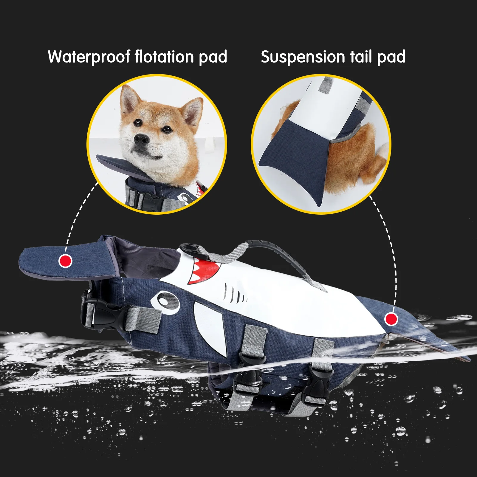 Pet Life Jacket Summer Buoyancy Dog Swimming Life Jacket
