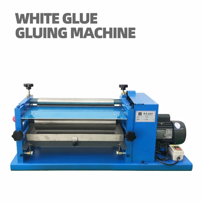 Double roller speed regulation Paper Glue Coating Machine