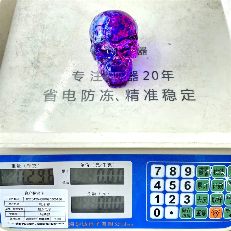 New Product Release Great Price High Quality Colored Glass Skulls For Home Decoration Ang Gift