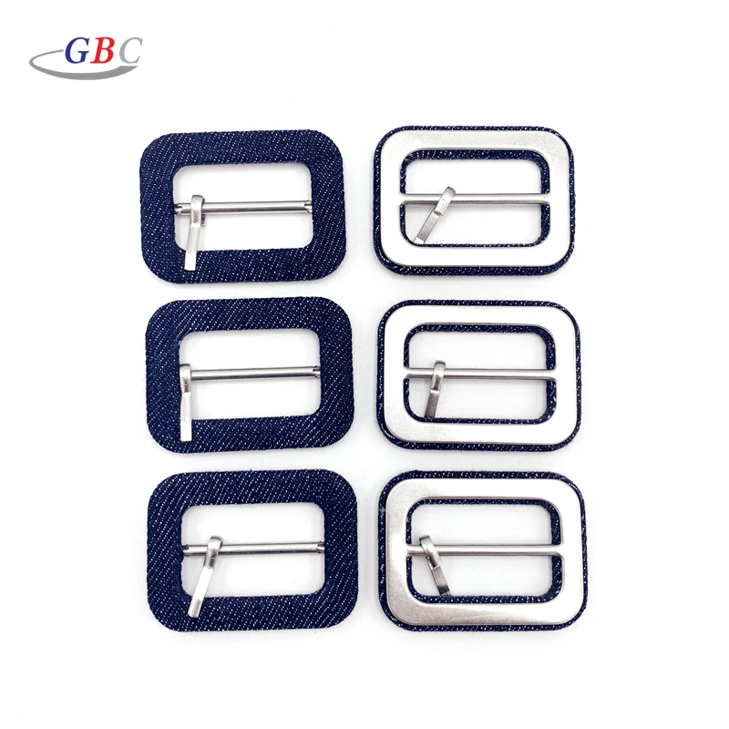 High quality alloy fabric cover buckle for clothes