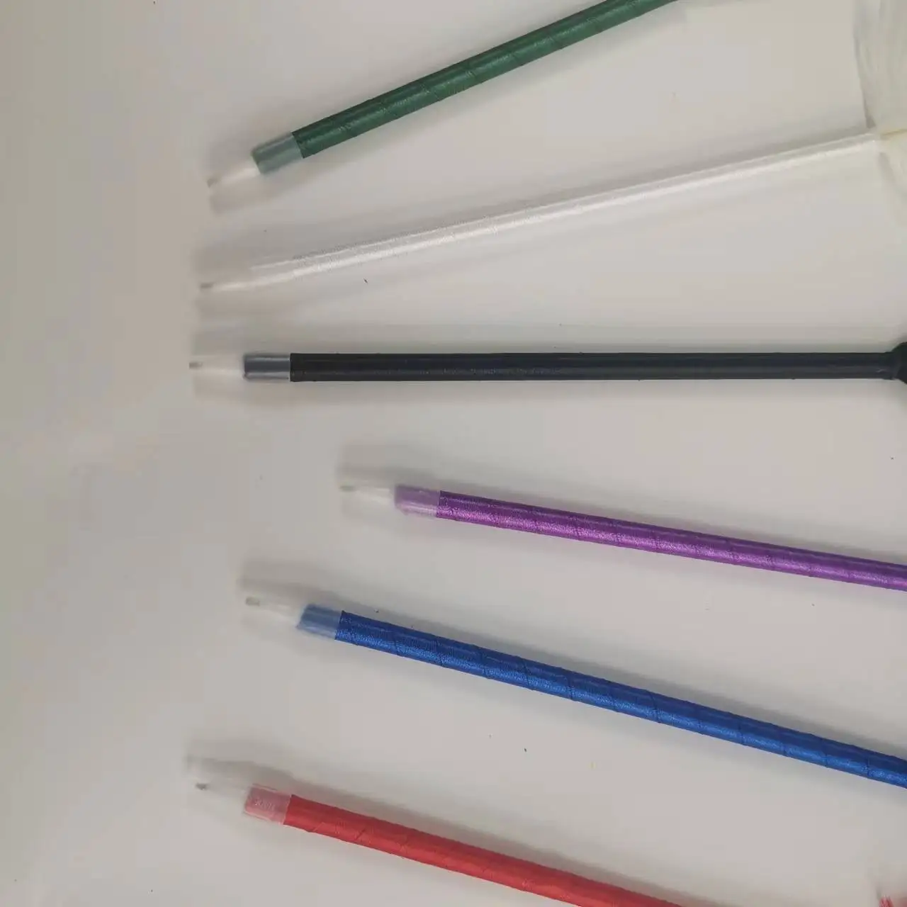 Cheap sale Bulk long colorful goose wing feathers pen for party wedding gift Feather ballpoint pen