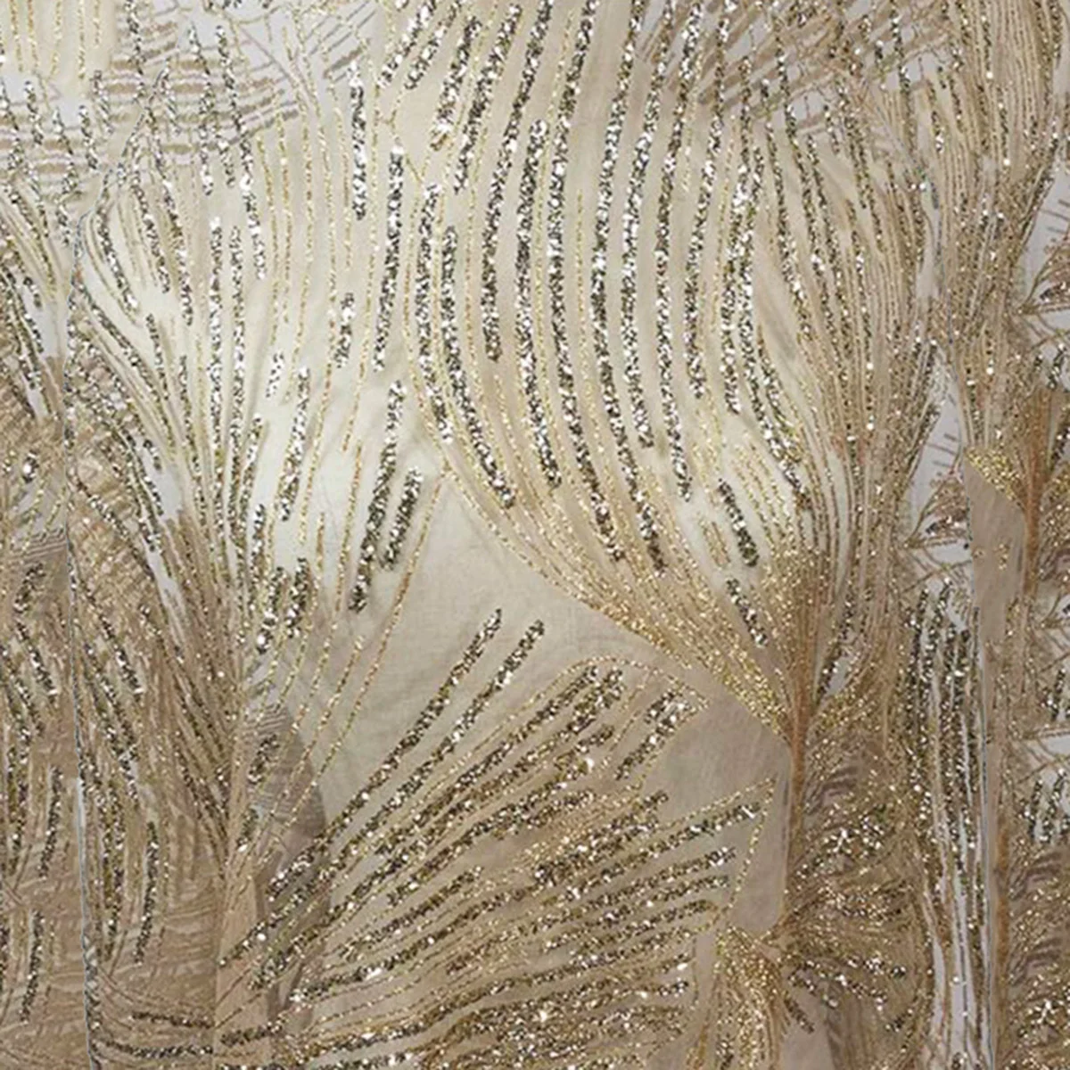 High Quality Fancy Design Shiny Glitter Bridal Wedding Lace Fabric For Lady Party Dress African Custom Silver Sequins Tulle Mesh