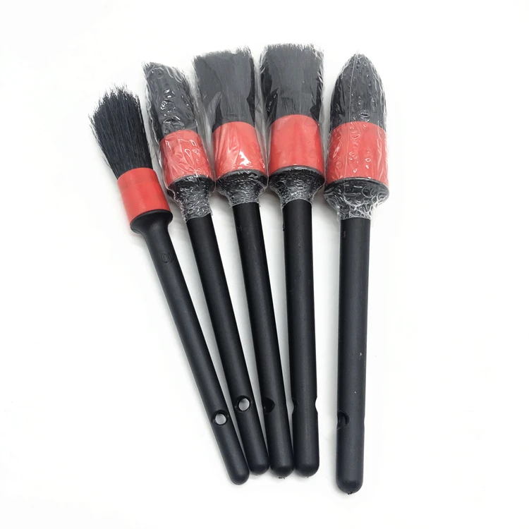 Soft car detailing brush set Auto detailing wheel brush