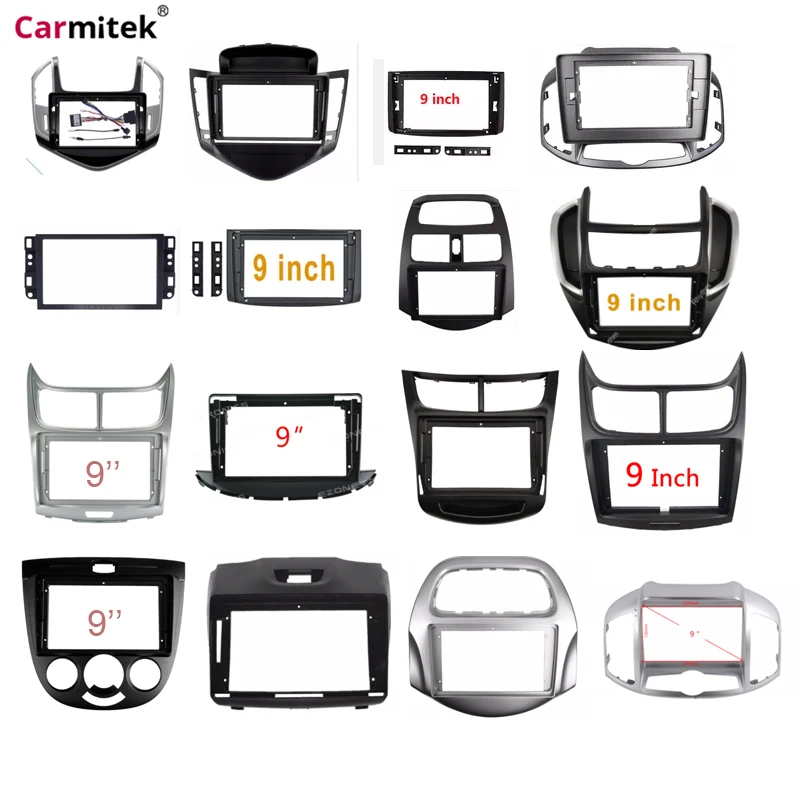 auto car audio dash tirm panel Fascia Bezel Car console Multimedia Frame Android  panel for car Logan RENAULT