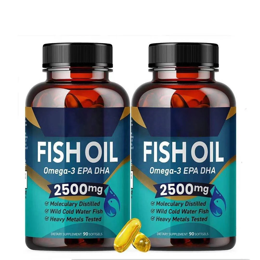 Omega 3 Fish Oil Softgel 1000mg Oem in bulk or Private label
