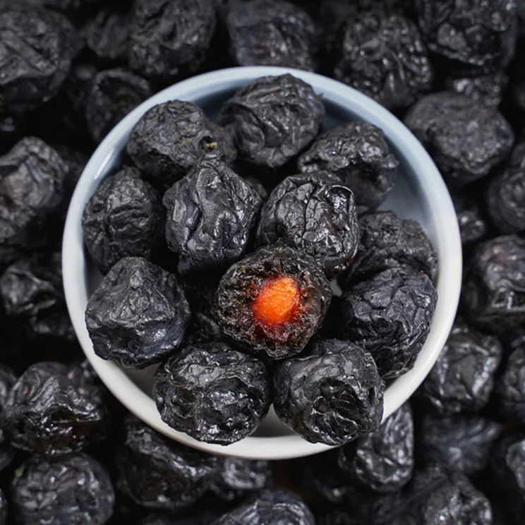 
 OEM wholesale whole box  black plum Sweet and sour standard slimming beauty fruit detox  preserved plum Dried fruit food  