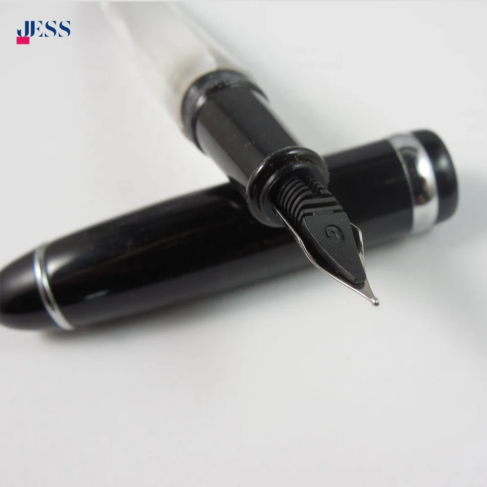 Latest Customized Office School Metal Acrylic Gold Nib Fountain Pen for Students Writing Gift Pen