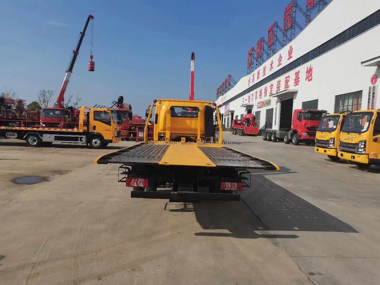 SHENBAI Новый 4-Тонный 5-тонный 6-тонный грузовик для удаления дорожных блоков