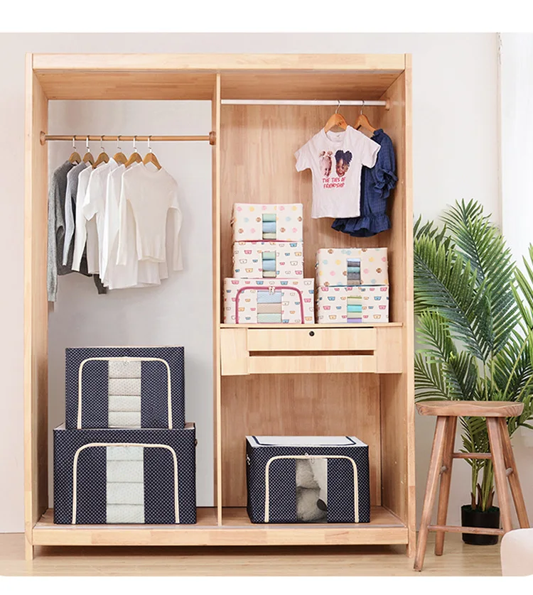 Складная коробка-органайзер для одежды, с двойным окном