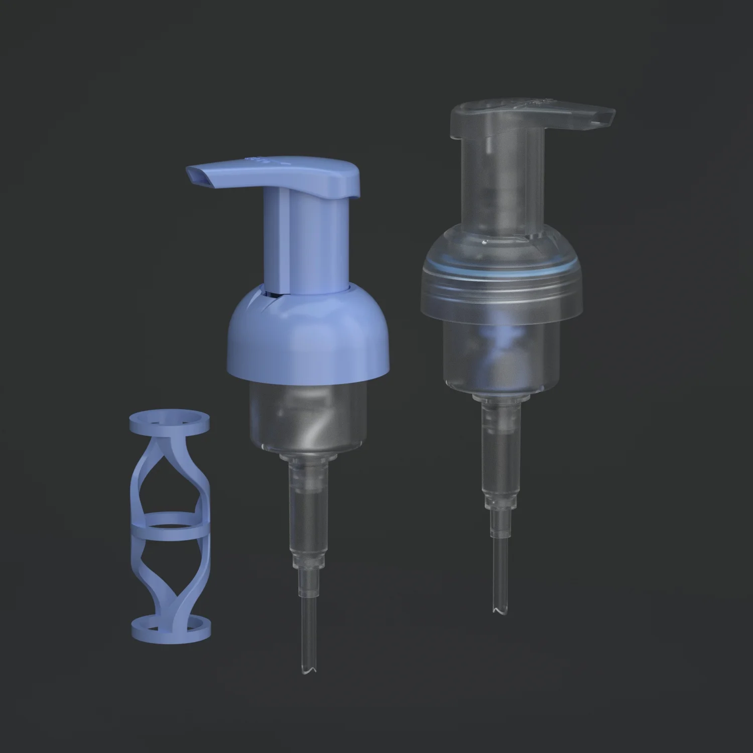 40/400  40mm  Pp Plastic Left Right Switch Soap Liquid Dispenser Foam Pump Mousse Foaming plastic foaming pumpPump