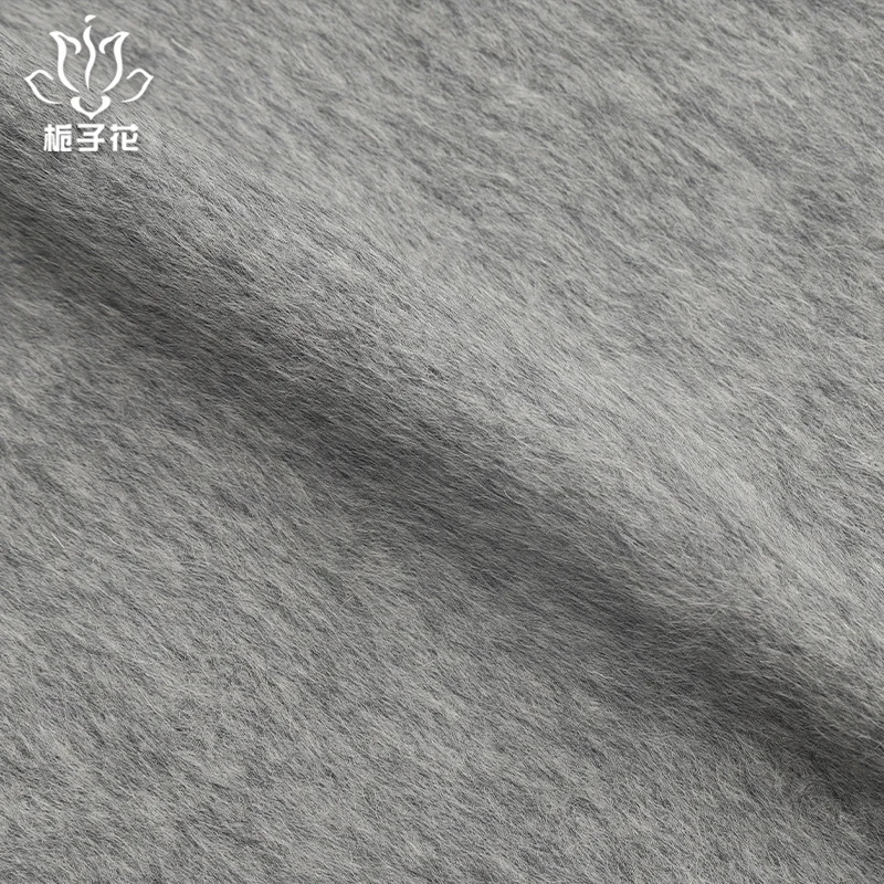 Good quality 10%alpaca 90%wool 850-880g/m double sided alpaca wool fabric for coat