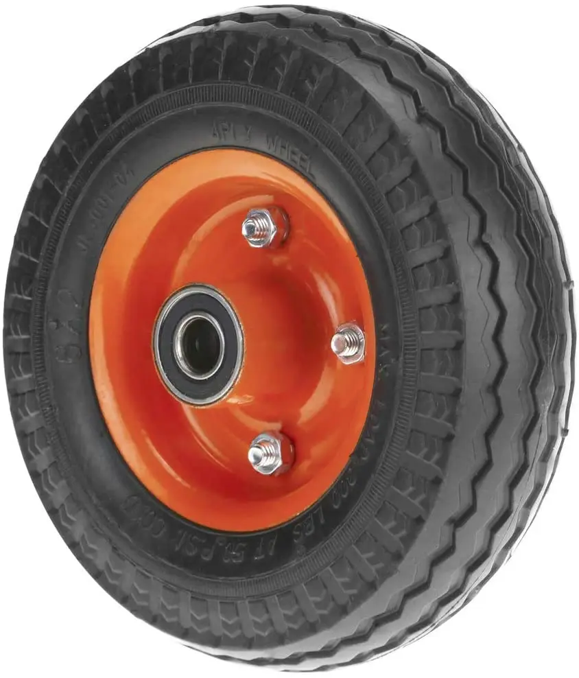 6x2 pneumatic caster wheel, 6 inch rubber wheel for push cart, dolly ,trolley cart.