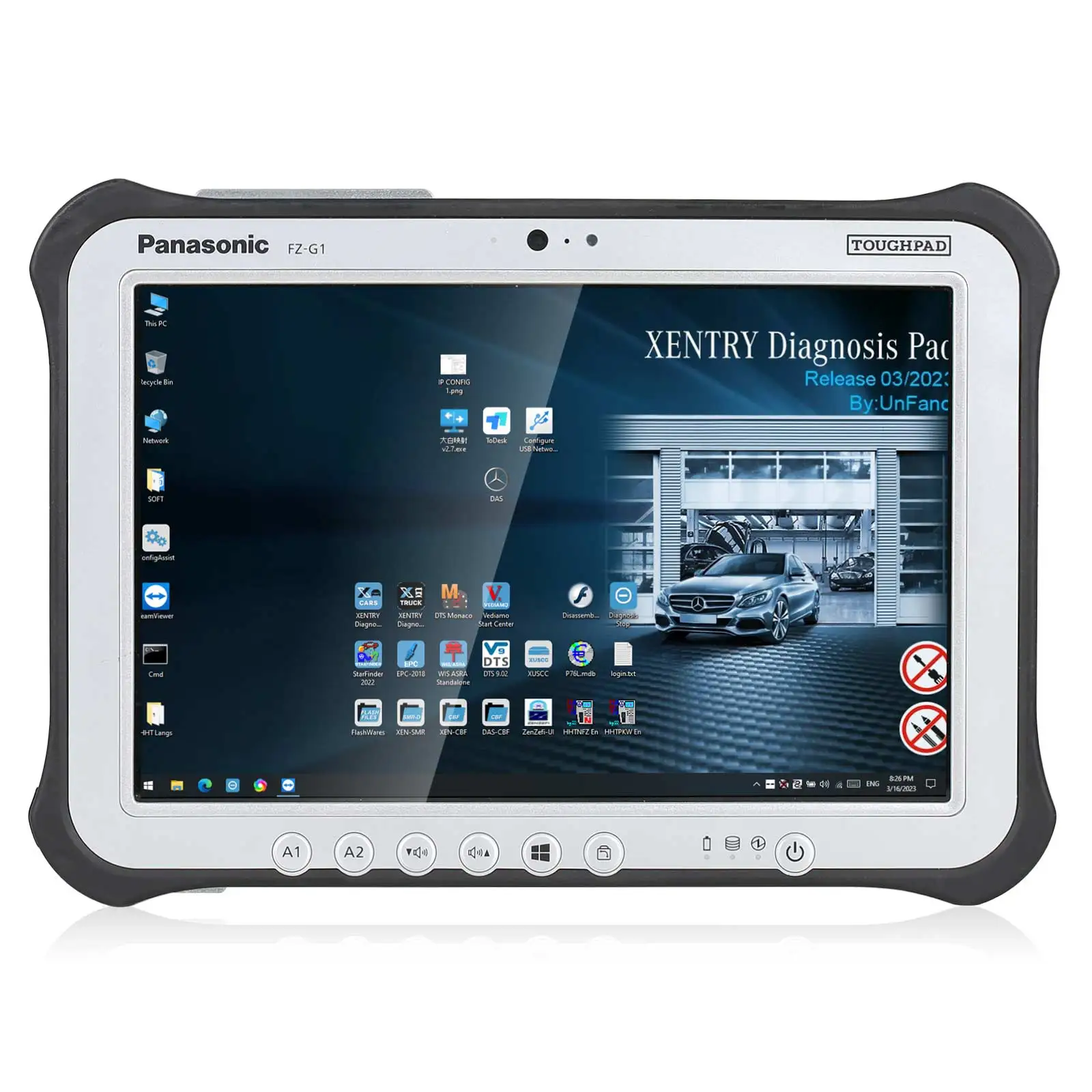 Wi-Fi MB SD Connect C4 Doip с V2023.9 SSD Plus FZ-G1 I5 3-го поколения планшет 8G готов к использованию