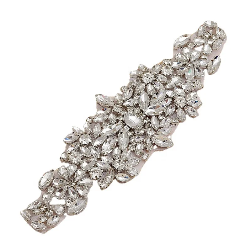 Party Wedding Dress Belt Accessories Drill Piece Decal Bridal Rhinestone Wedding Belt Waist Seal Accessories