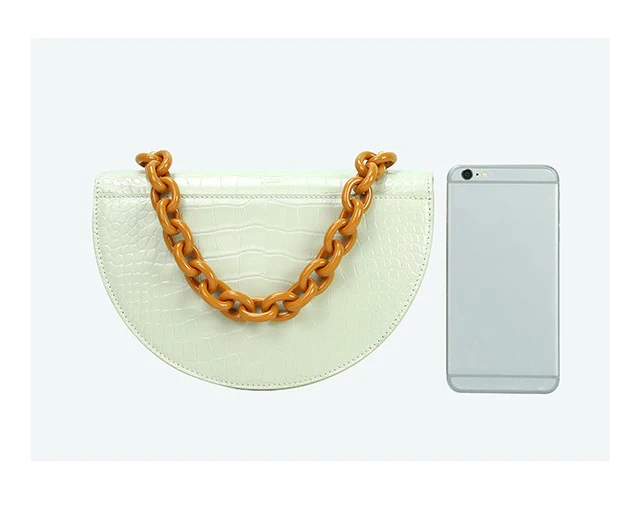 2024 Custom Crocodile Vegan Leather Ladies Bags Designer Alligator Chain Handbag Luxury Green Sling Bags For Women Crossbody