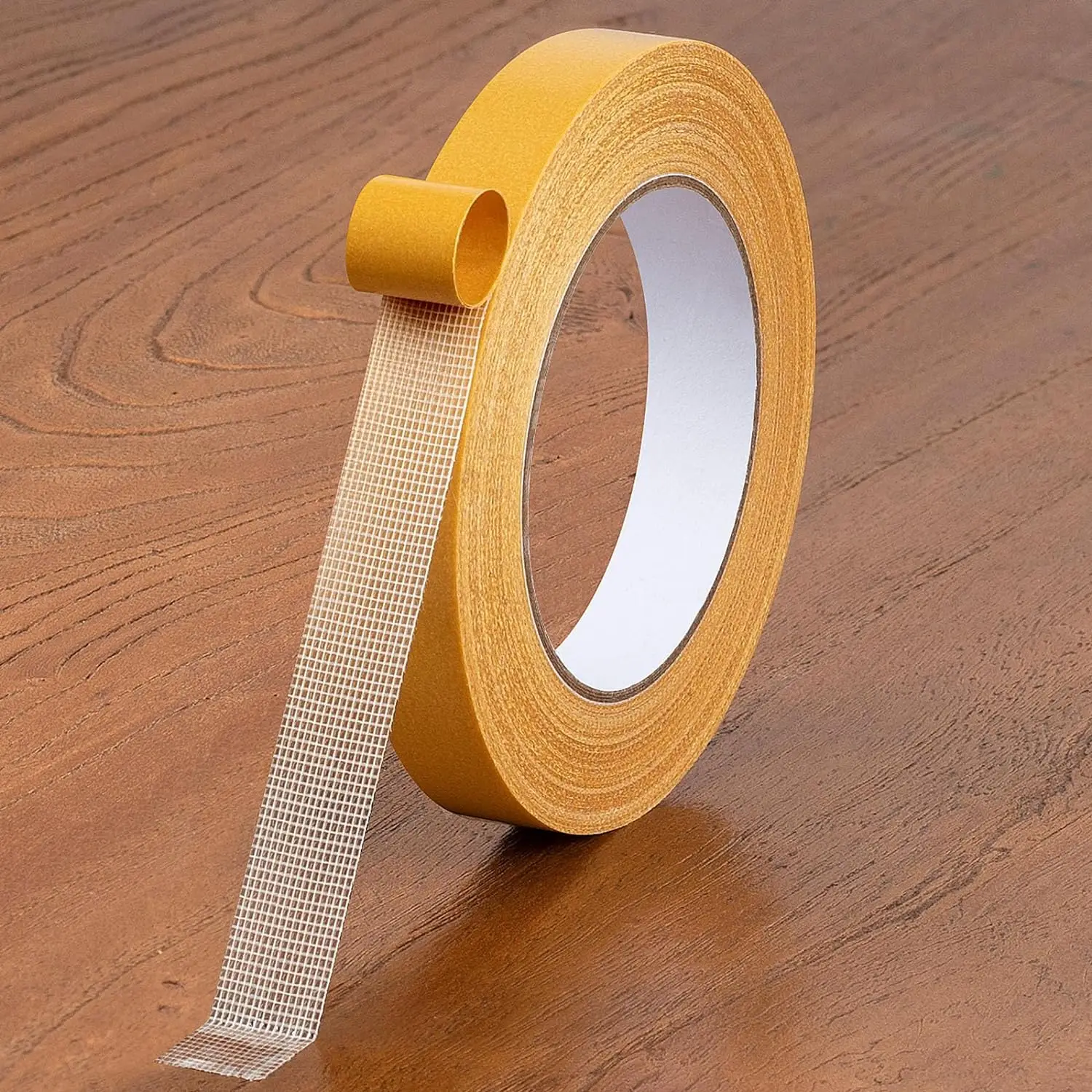 Heavy-Duty Double-Sided Tape Super Strong Adhesive With Fiberglass Mesh For Walls & Glass, Waterproof Transparent Mounting Tape