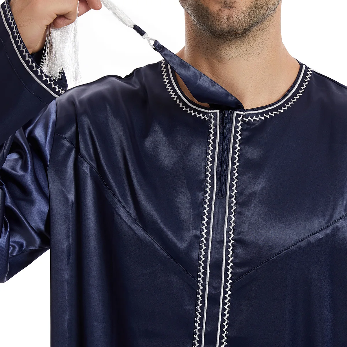 Hot sale Dubai 4 colors men muslim clothing arabic thobe for men muslim men clothing Ramadan