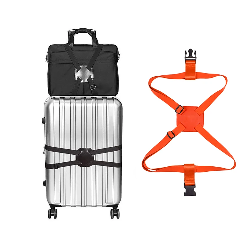 Elastic Band Luggage Strap for Suitcase with Buckle Durable Packing Belt for Handbag Backpack Custom