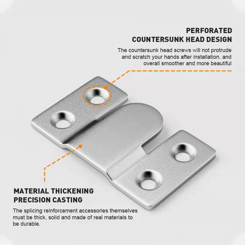 Locking Sectional Bracket Bed Picture Frame Hook Photo Hanging Accessories Metal Hinges Inside Connector Furniture Hardware Sofa