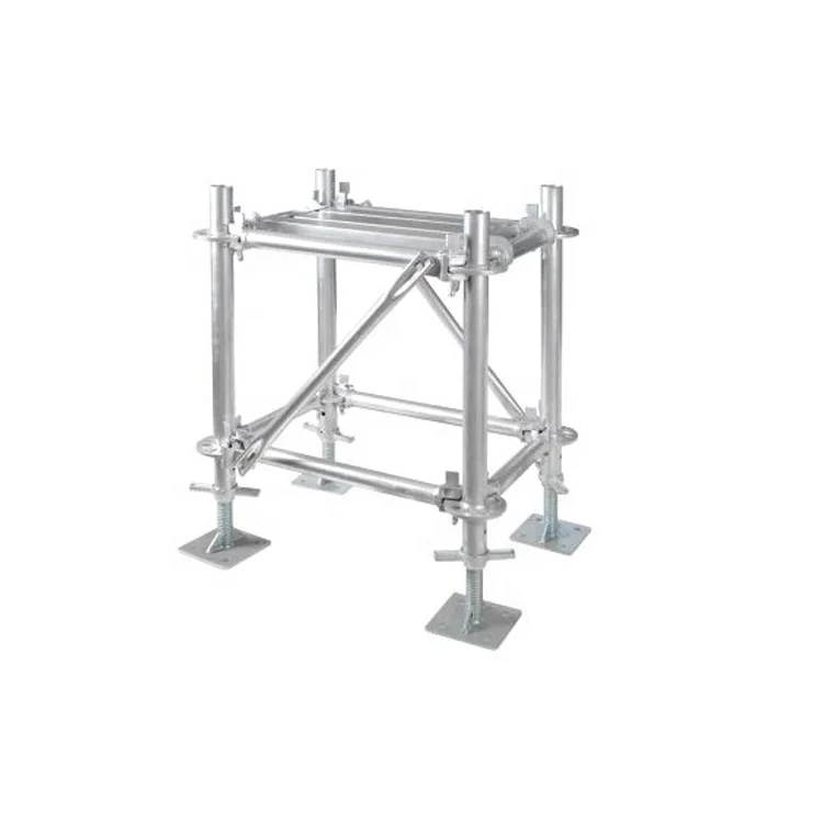 NX galvanazed tubular ringlock scaffold hardware scaffolding for concrete building construction multifunctional round ring