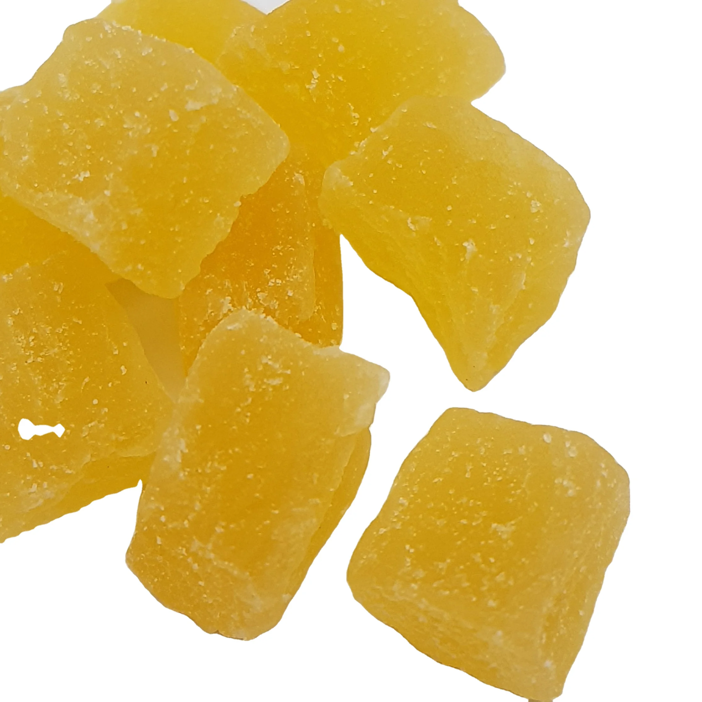 Dehydrated Dried Fruit Pineapple Core Dices  8-10mm from Thailand