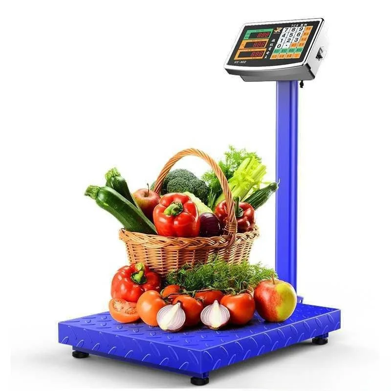 300Kg TCS Platform Scale Industrial 30x40cm 40x50cm 45x60cm carbon steel Digital Bench Platform Floor Price Weighing Scales