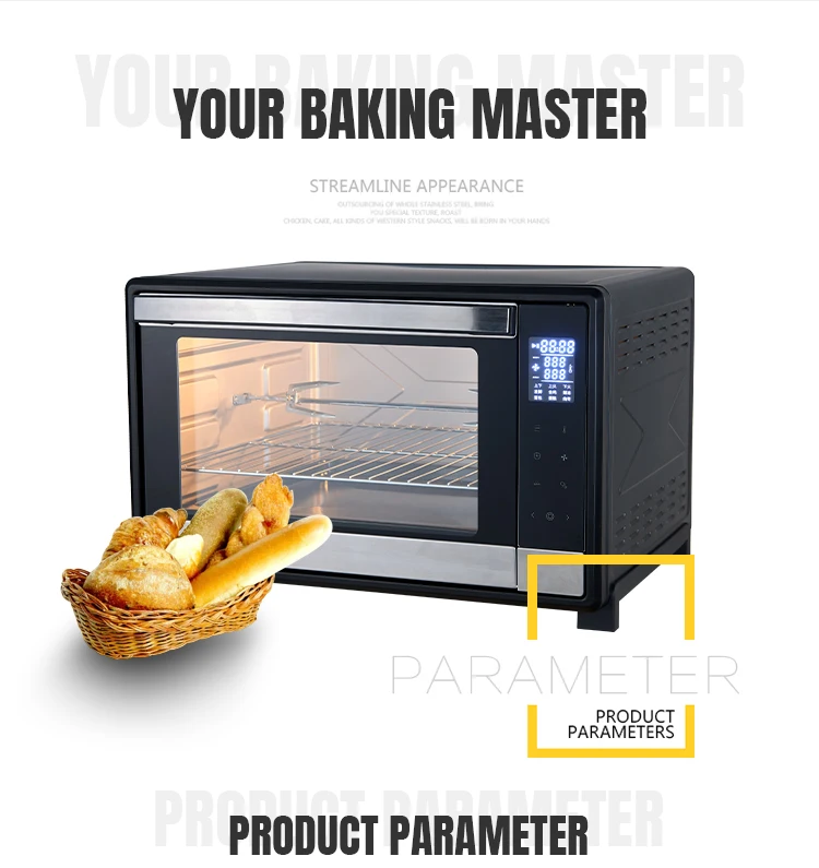 Kitchen Appliances Are Easy To Operate 60L Capacity Electric Oven