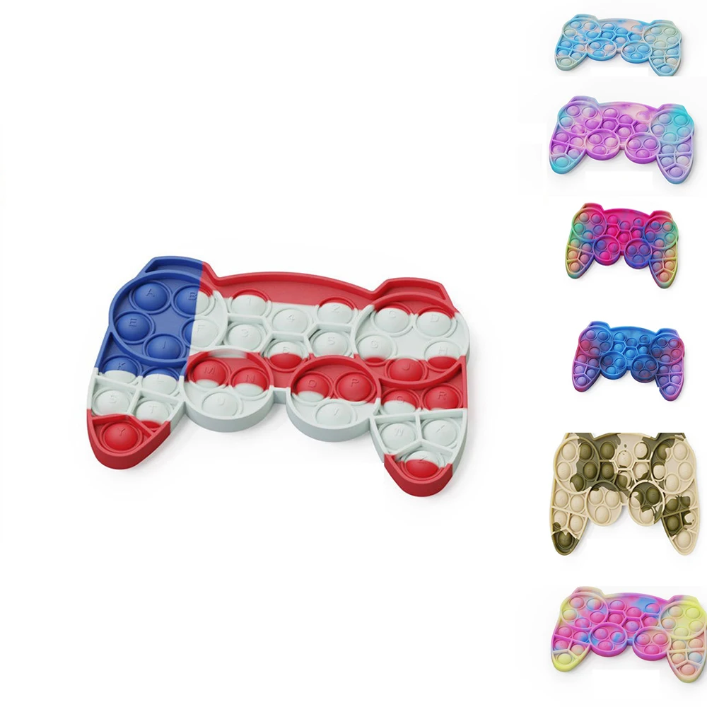 2021 Fidget Pop Toy Tie Dye Popper Poop Figet get Pot Po Pops Poppop  Tous  toy for kids and adults