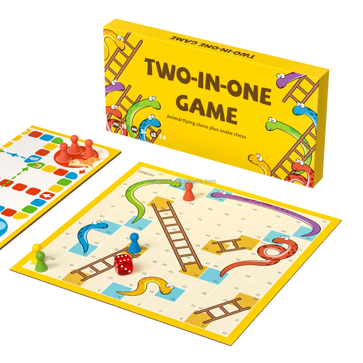 Professional Thick Qua-fold Cardboard Board Game Mat With Game Pieces logic educational board games for children