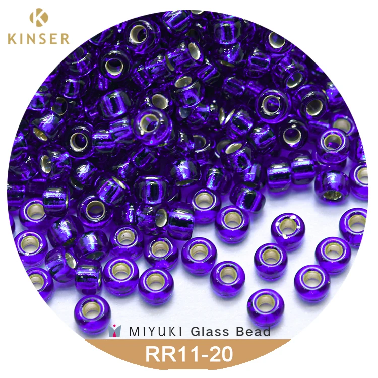Miyuki Round Rocailles 11/0 Beads 2 mm [21Color Silver-Lined 1 ]10g pack