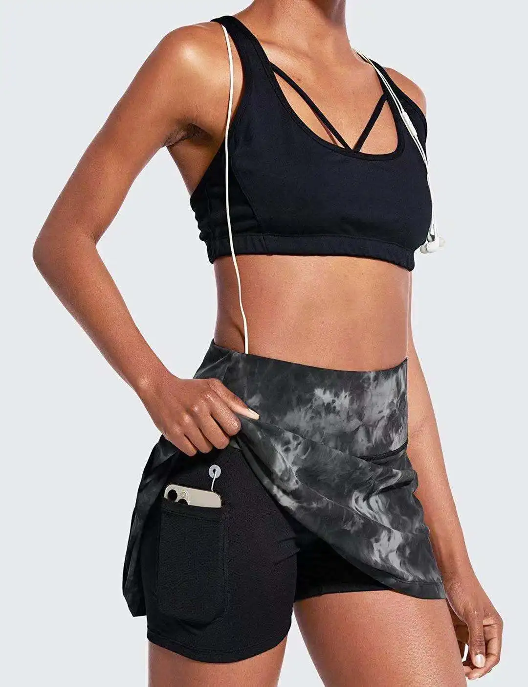 Gym Pleated Golf Tennis Skirt With Pocket Pleated Tennis Skirt Women Tennis Skirt