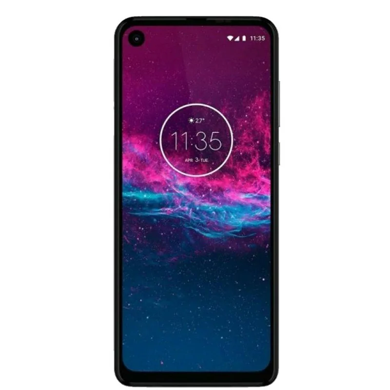  Б/у телефоны Motorola One Action на две SIM-карты XT2012 128 ГБ заводской разблокированный смартфон 4G/LTE джинсовый