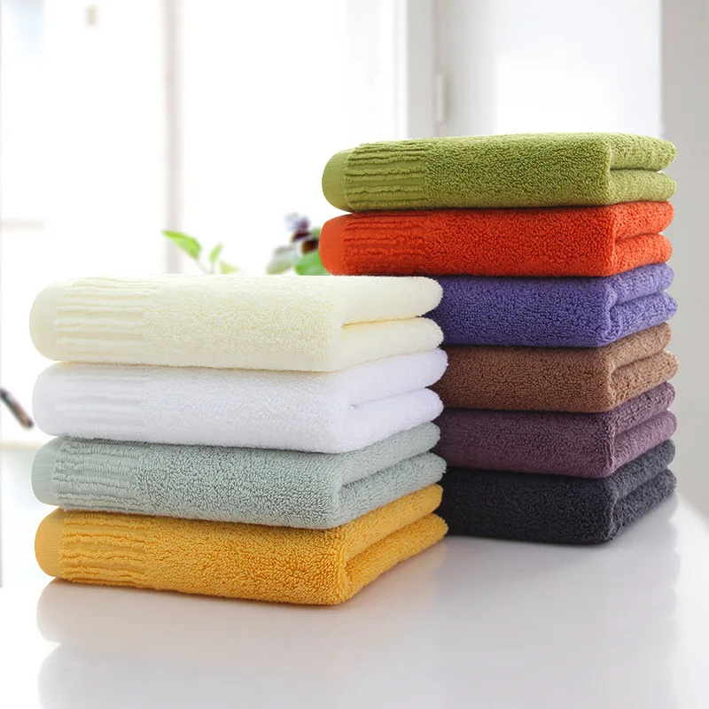 600 gram 100% cotton solid color  white spa bathing towel made in india  salon bath towels set