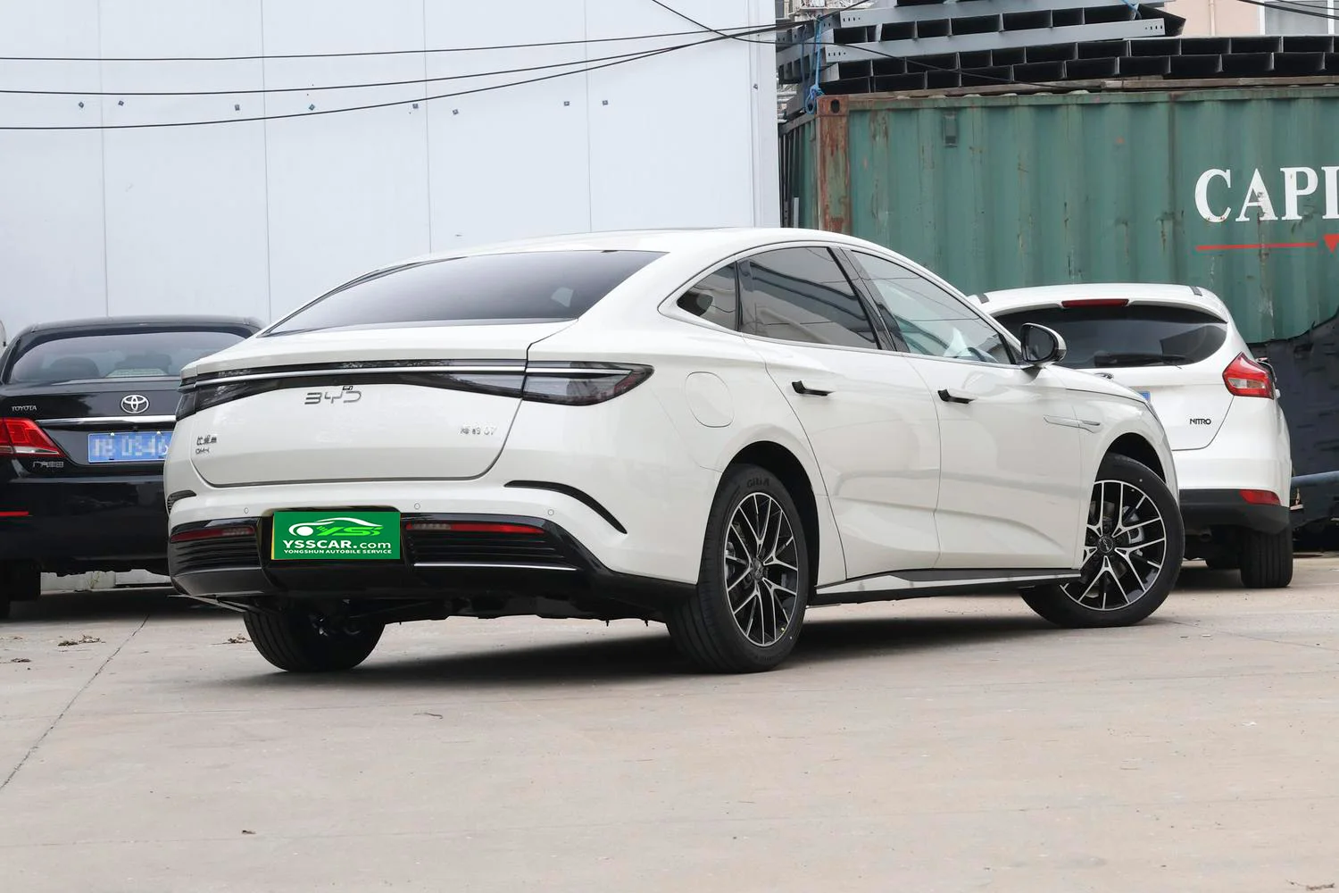2024 BYD Haibao 07 DMI седан Бестселлер Подержанный гибридный автомобиль с быстрой доставкой левое рулевое автоматическое управление