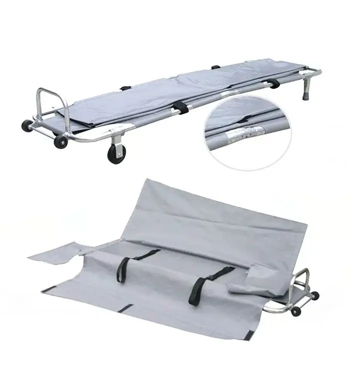 Hospital equipment YXH-3A2 aluminum alloy folding Automatic loading ambulance stretcher