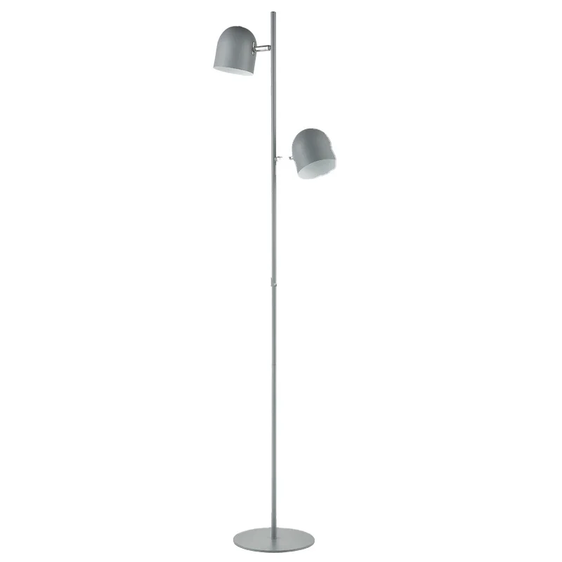 2023 New Design Iron Office Hotel Home Decor Floor Lamp With Two All Direction Lamp Shades