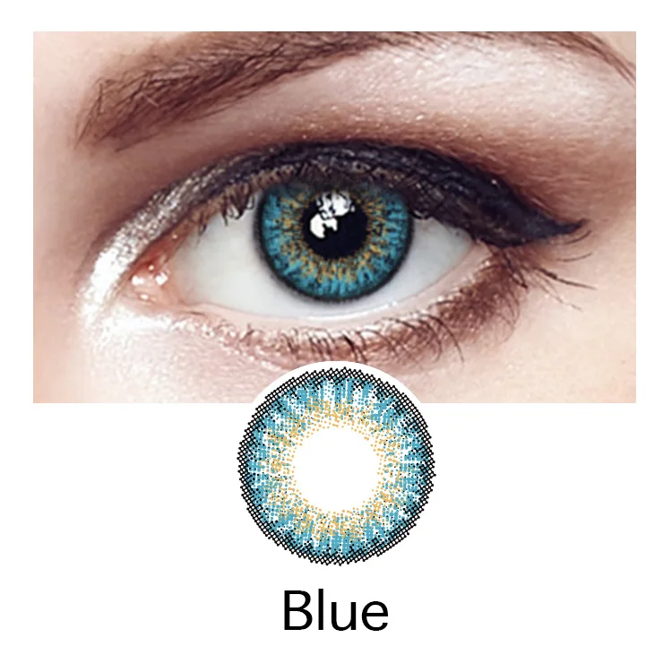 Free shipping 2021 Natural Contact Lenses In Blue  Contact Lenses Color Contact Lens