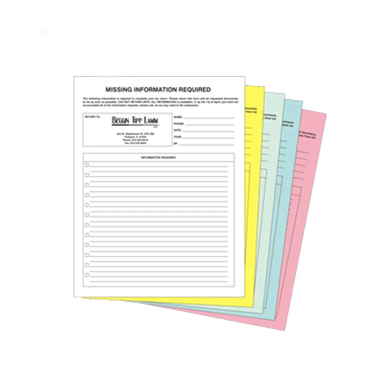 Promotional customizable OEM design bill receipt printing