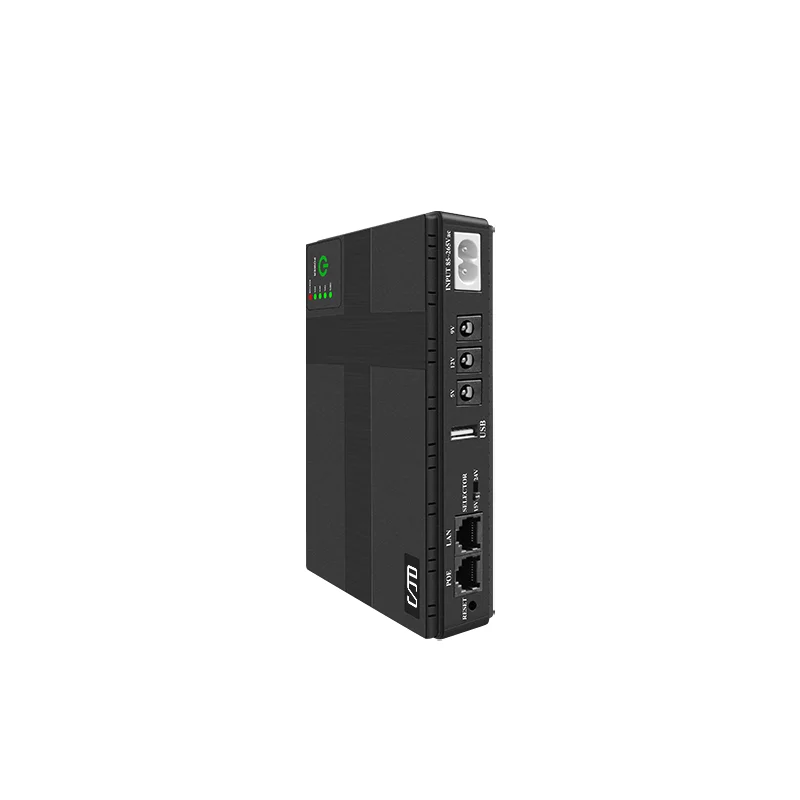 9v 12v 15v 24v POE Port Mini DC UPS Power Supply Lithuim Batteries 10400Mah 36w DC Mini UPS For for Wifi Router