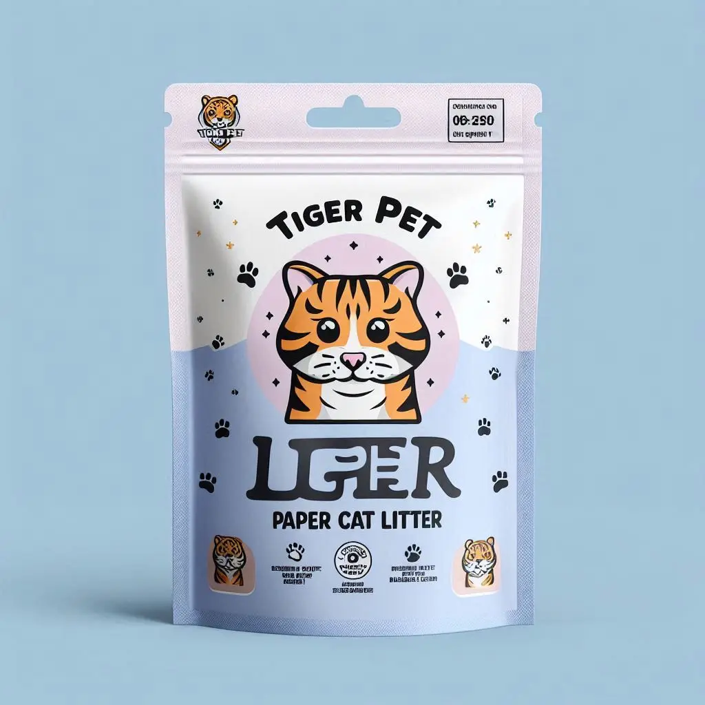 Tiger Pet Paper Cat Litter - Lightweight, Superior Odor Control, and Low-Dust