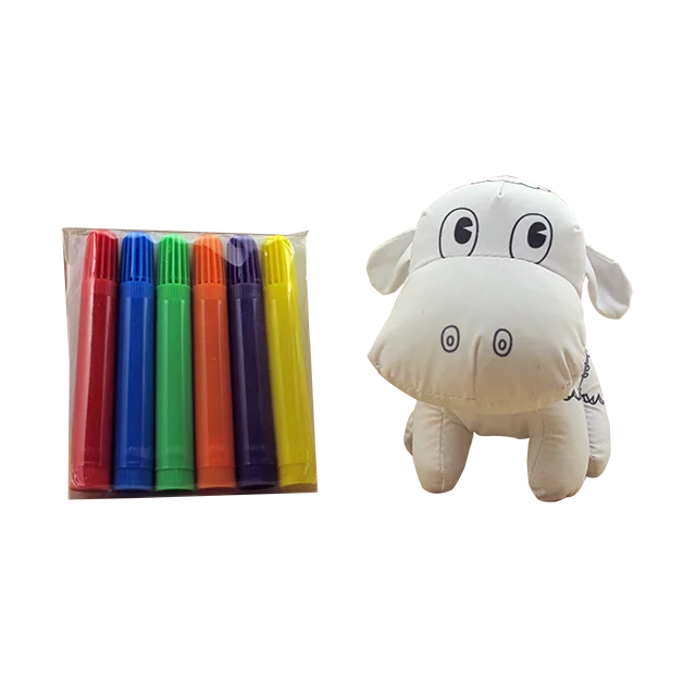 SEDEX Factory eco-friendly washable diy painting vinyl toy