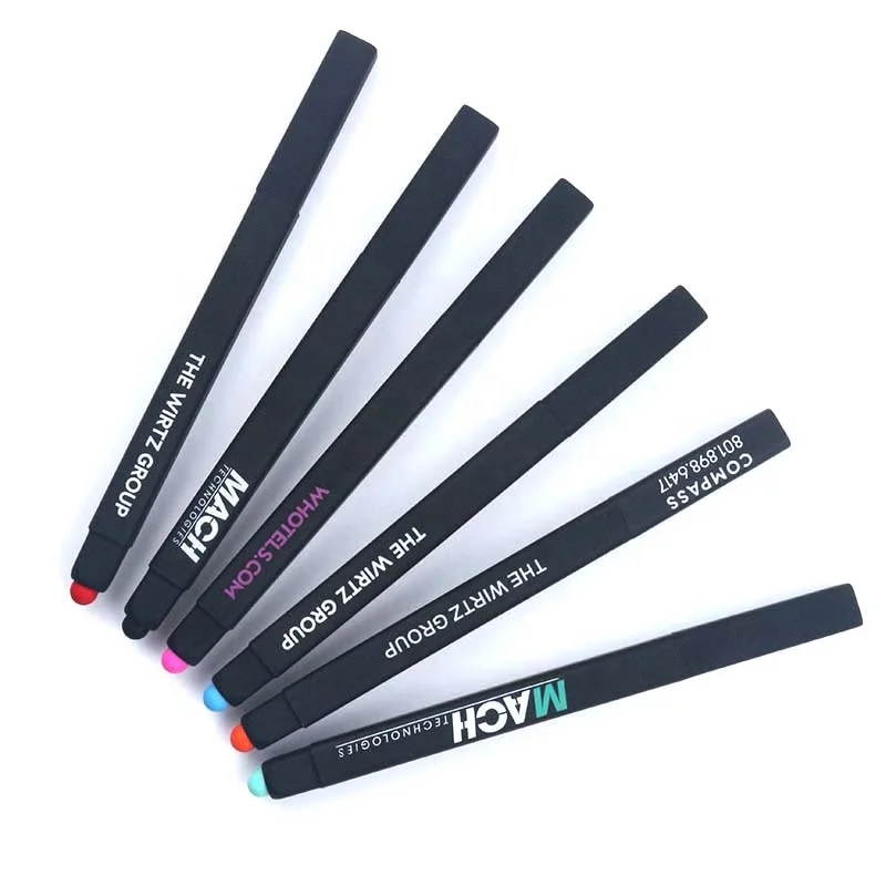 2021 free stylus pen sample hotel touch screen square ball pen