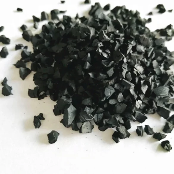 
Black artificial grass infilling rubber granules for football court  (62290315460)